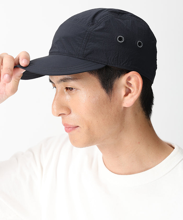 HUNTING WORLD CRAFTED BY DESCENTE.LAB[パッカブルキャップ CP91M]ブラック6509890108