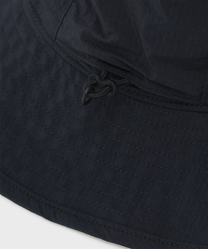 HUNTING WORLD CRAFTED BY DESCENTE.LAB[パッカブルサファリハット CP93M]ブラック6509890208