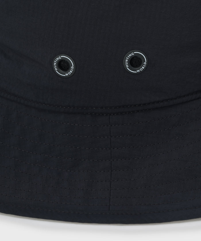 HUNTING WORLD CRAFTED BY DESCENTE.LAB[パッカブルサファリハット CP93M]ブラック6509890208