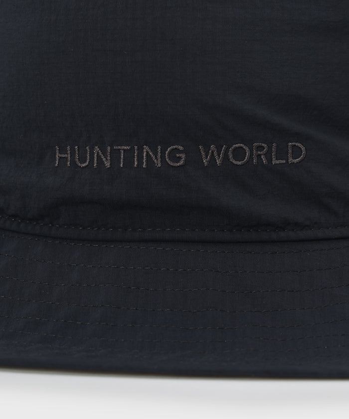HUNTING WORLD CRAFTED BY DESCENTE.LAB[パッカブルサファリハット CP93M]ブラック6509890208