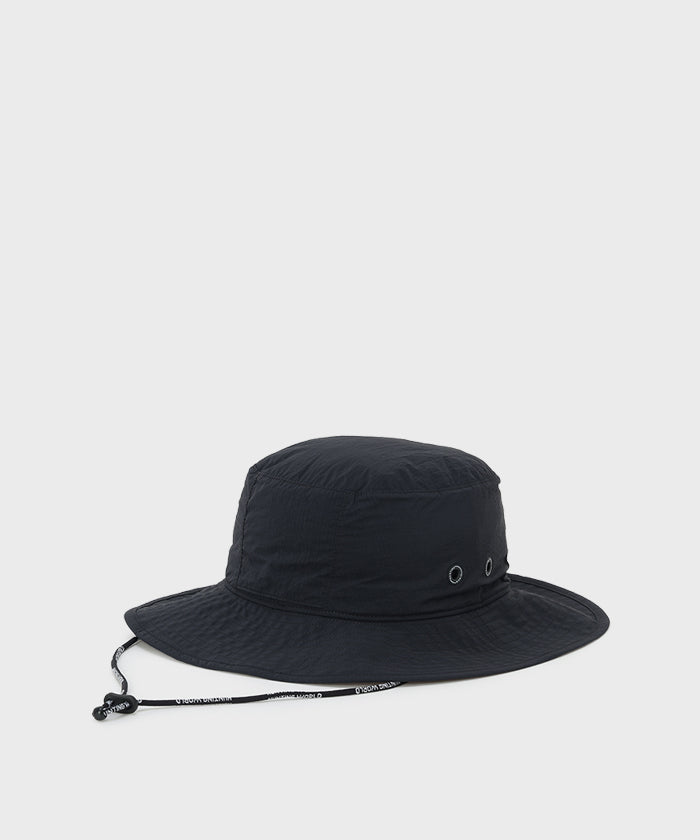 HUNTING WORLD CRAFTED BY DESCENTE.LAB[パッカブルサファリハット CP93M]ブラック6509890208