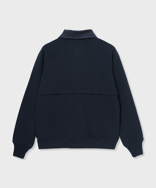 [スウェットスポーツジャケット 52SS01]ネイビー6204610178メンズ 2