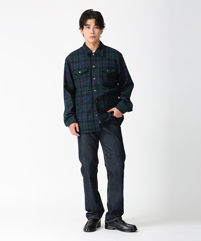 オフロード[C.P.Oツイードシャツジャケット 56LM03]ネイビー6229600478メンズ