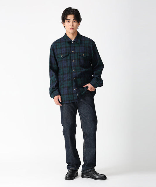 オフロード[C.P.Oツイードシャツジャケット 56LM03]ネイビー6229600478メンズ