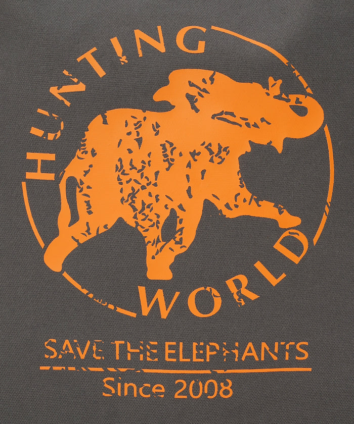 HUNTING WORLD ボルネオチャリティー[トートバッグL 7818BNO]グレー6109431405