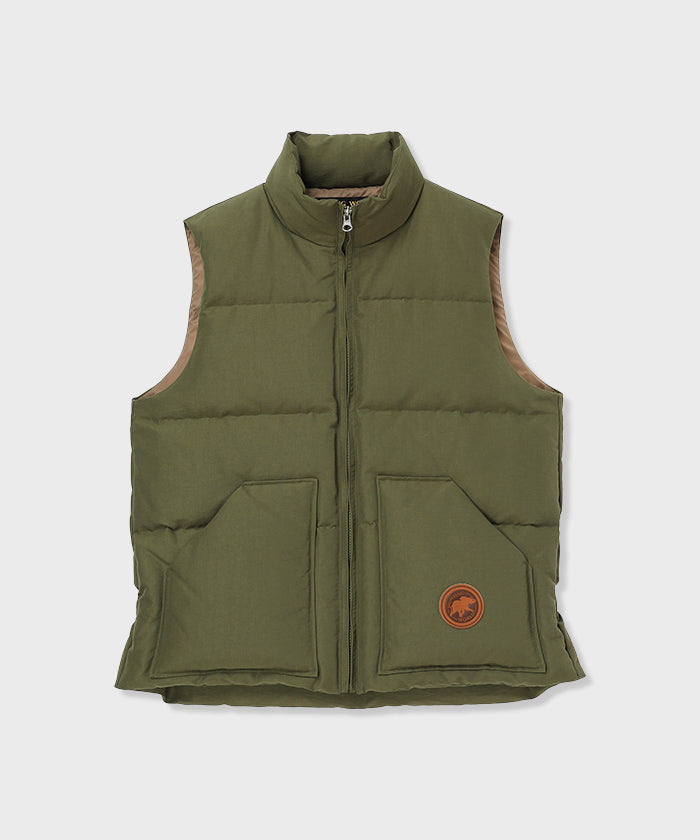 [ダウンベスト 52JK03]オリーブ6204600346メンズ (オリーブ)