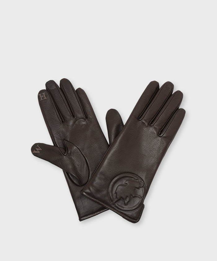 [レザーグローブ 52GL51]ダークブラウン6204865138 ウィメンズ (ダークブラウン)