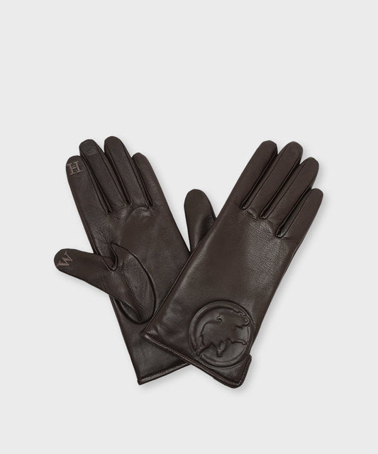 [レザーグローブ 52GL51]ダークブラウン6204865138 ウィメンズ (ダークブラウン)