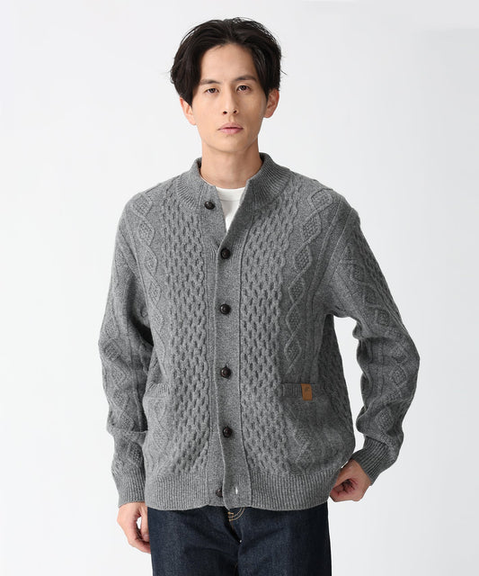 [ケーブルカーディガン 52KN02]グレー6204640205メンズ 1
