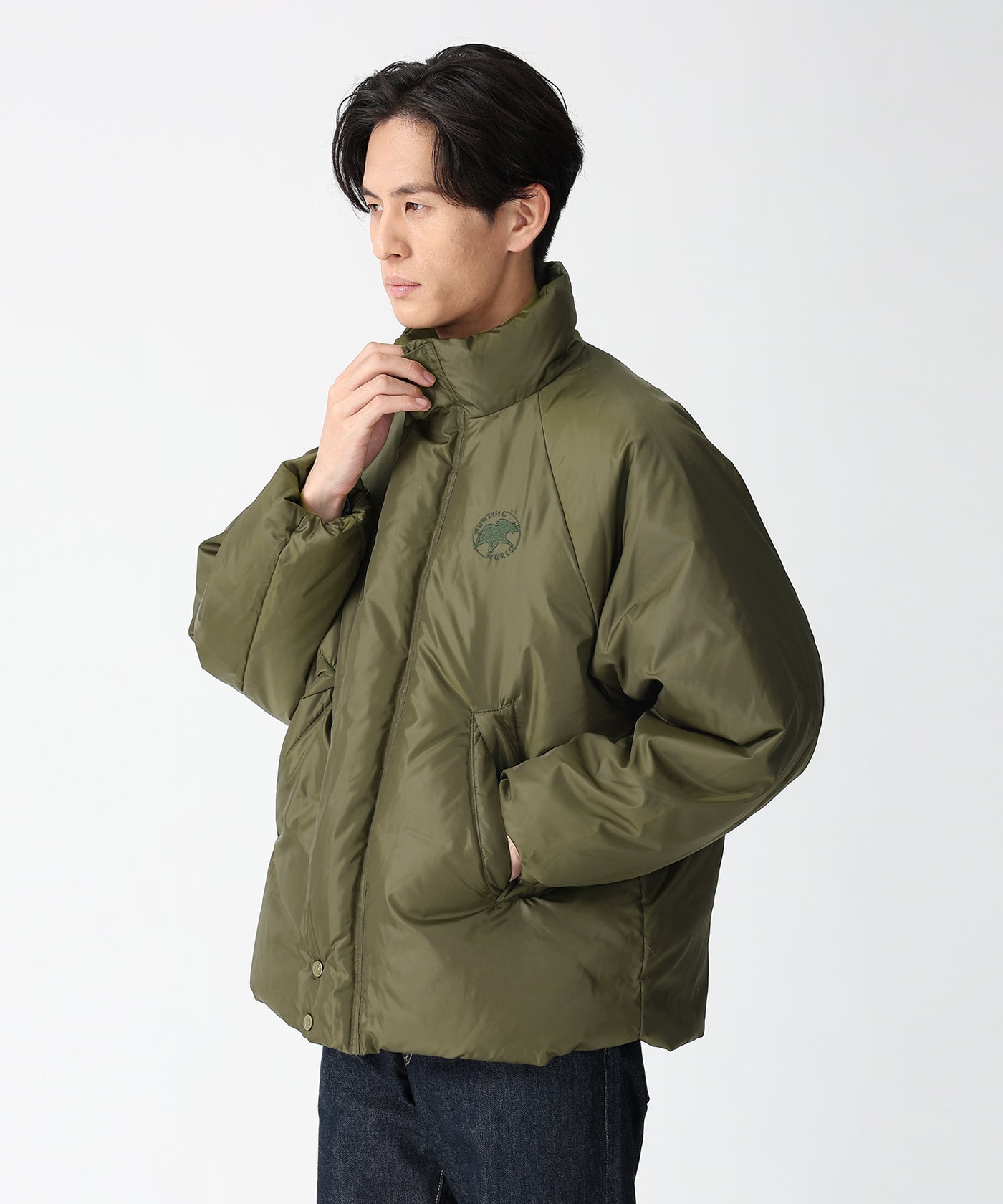[ダウンジャケット 52JK02]オリーブ6204600246メンズ 1