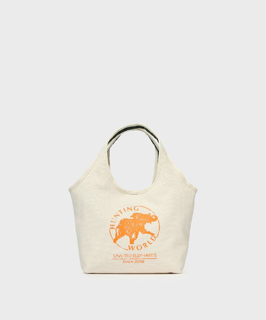 HUNTING WORLD グリーンタグ[トートバッグS 7819BNO]アイボリー6109433830
