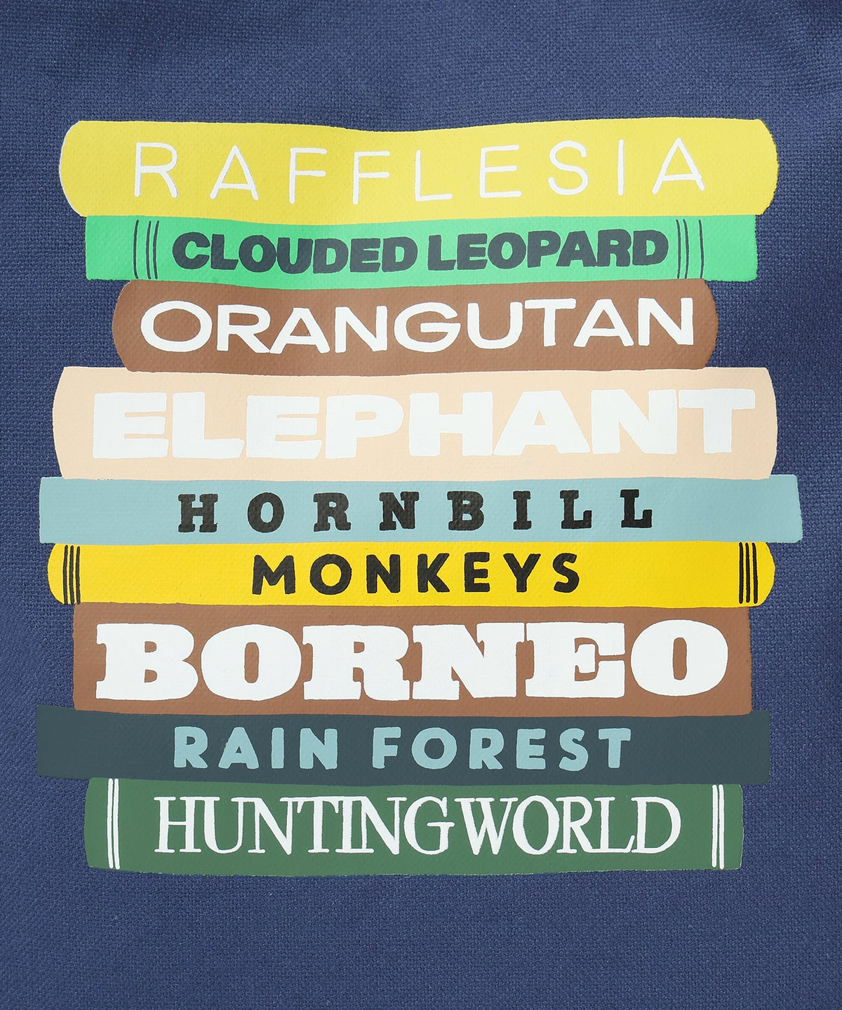 HUNTING WORLD グリーンタグ[トートバッグS 7812BNO]ネイビー6109434278