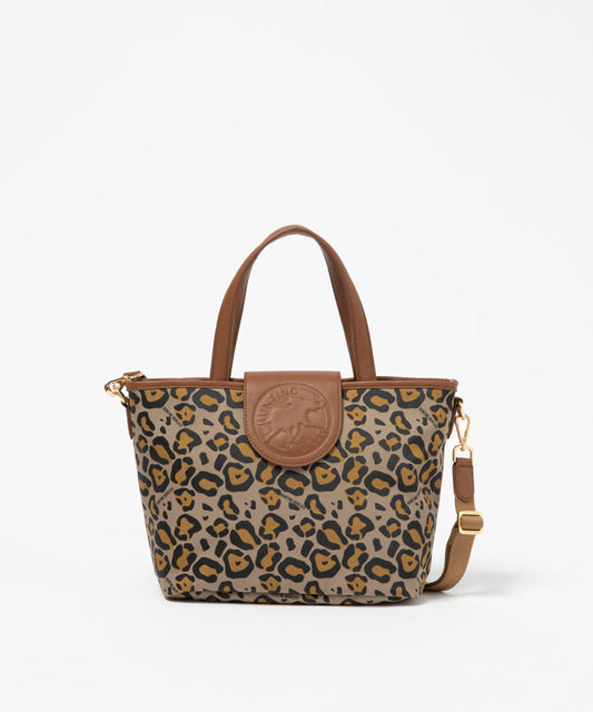 トラディションレオパード[トートバッグS 7430TRL]ブラウン6109410636 HUNTING WORLD