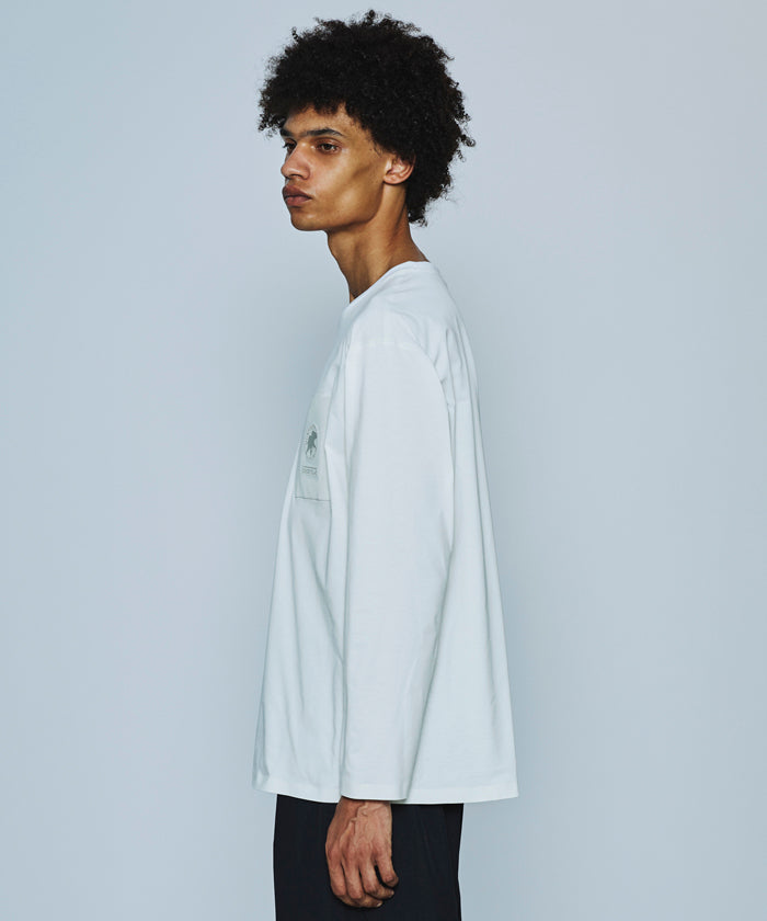 HUNTING WORLD CRAFTED BY DESCENTE.LAB[ロングスリーブTシャツ FLT51]ホワイト6232600900メンズ