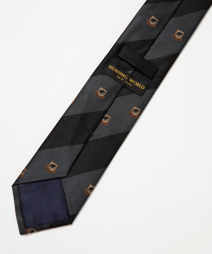 HUNTING WORLD [ネクタイ NH2305]グレー6509910505メンズ