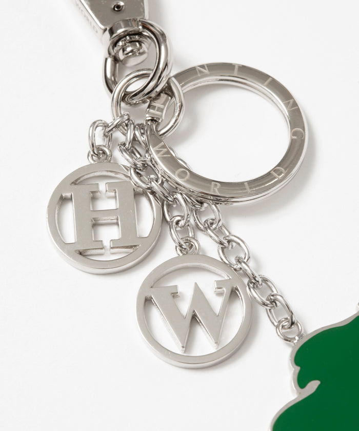 HUNTING WORLD [エレファントキーチャーム　AC160]グリーン6509809655