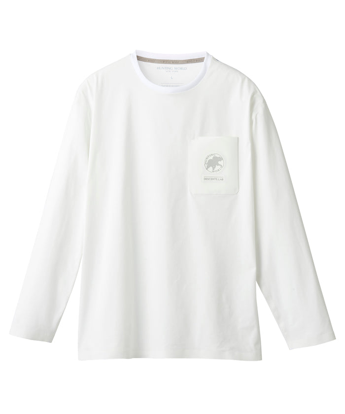 HUNTING WORLD CRAFTED BY DESCENTE.LAB[ロングスリーブTシャツ FLT51]ホワイト6232600900メンズ
