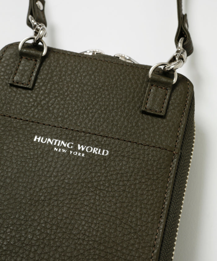 HUNTING WORLD レガーロ[スマートフォンケース313RGL]オリーブ6119300446