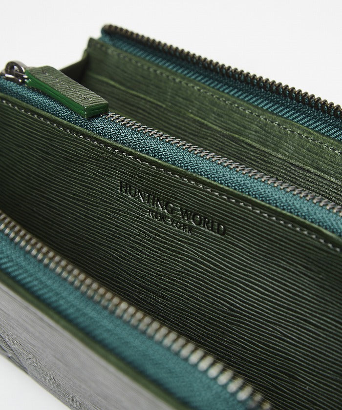 HUNTING WORLD ストリームオンブラ[Lジップロングウォレット270STO