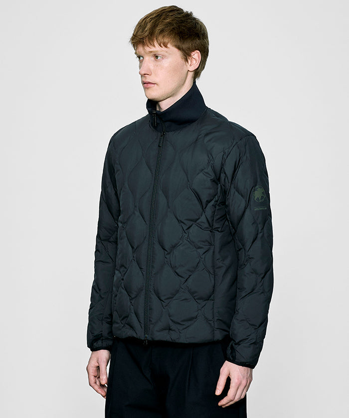 CRAFTED BY DESCENTE.LAB[インナーダウンロングスリーブシャツ FTZ45M]ブラック6234601008メンズ HUNTING WORLD