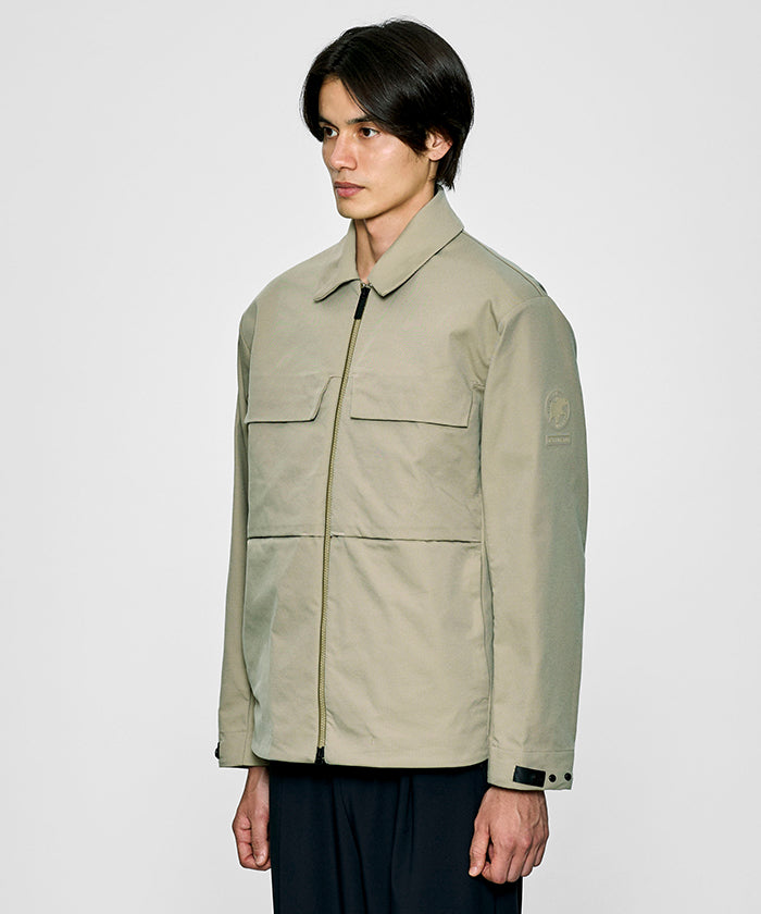 CRAFTED BY DESCENTE.LAB[ATYストレッチウーブン キルティングショートライナーコート FJK39M]ベージュ6234600632メンズ HUNTING WORLD