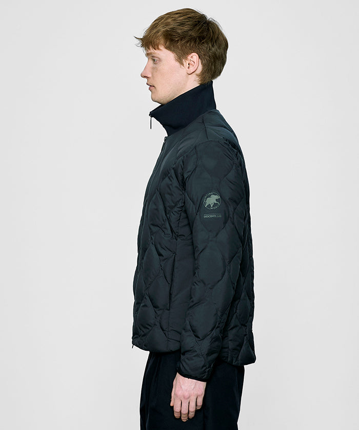 CRAFTED BY DESCENTE.LAB[インナーダウンロングスリーブシャツ FTZ45M]ブラック6234601008メンズ HUNTING WORLD