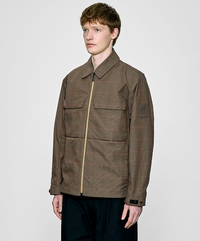 CRAFTED BY DESCENTE.LAB[ATYストレッチウーブン キルティングショートライナーコート FJK38M]グレー6234600505メンズ HUNTING WORLD