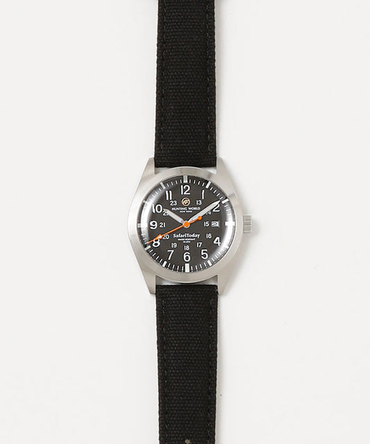 サファリトゥデイ[ウォッチWT555]ブラック6509830408 HUNTING WORLD