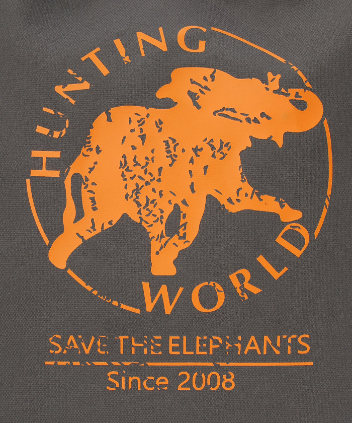 HUNTING WORLD ボルネオチャリティー[トートバッグM 7817BNO]グレー6109434005