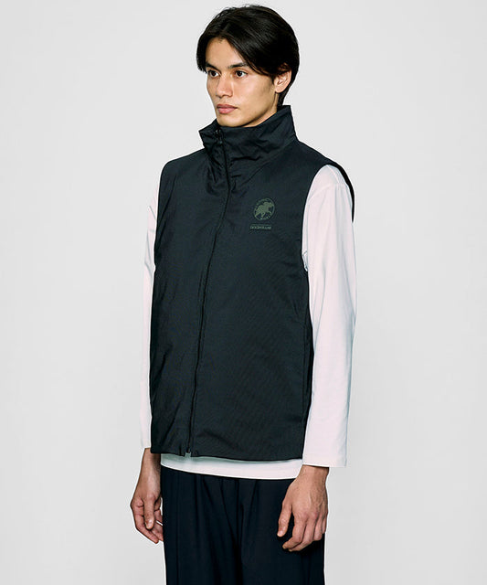 CRAFTED BY DESCENTE.LAB[オルタネイトリーウェーブ ダウンベスト FVE12M]ブラック6234600308メンズ HUNTING WORLD