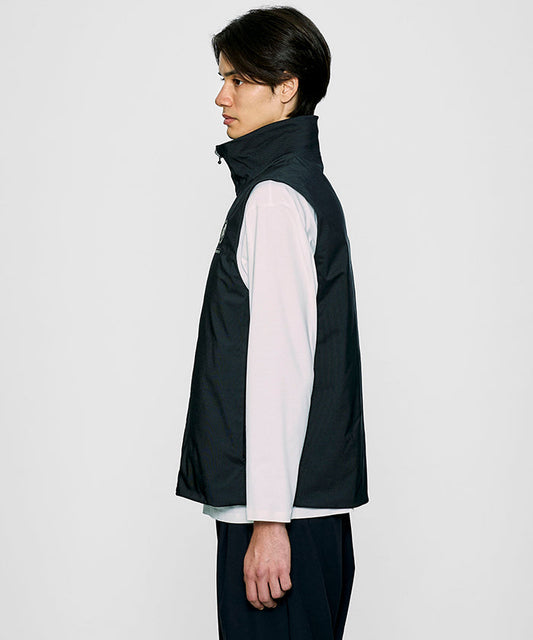 CRAFTED BY DESCENTE.LAB[オルタネイトリーウェーブ ダウンベスト FVE12M]ブラック6234600308メンズ HUNTING WORLD