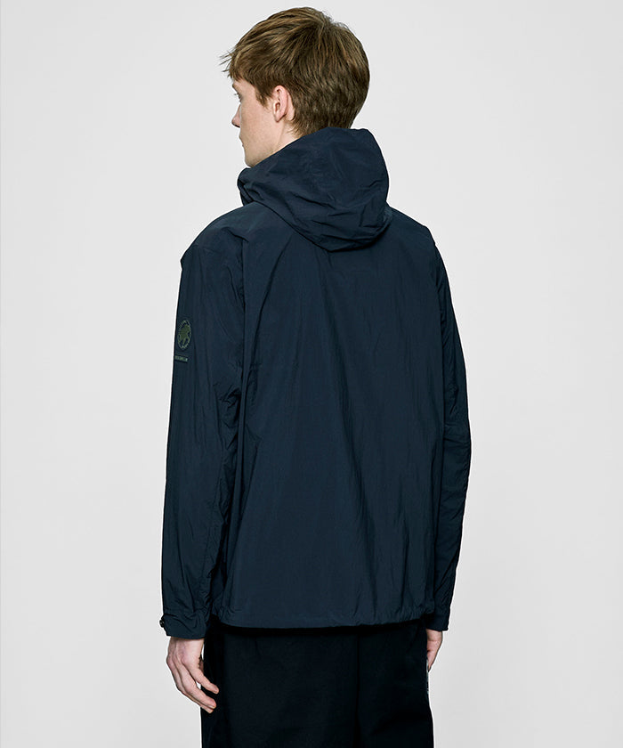 CRAFTED BY DESCENTE.LAB[リンクルリップストップ エアリーパッカブルジャケット FJK40M]ブラック6234600908メンズ HUNTING WORLD