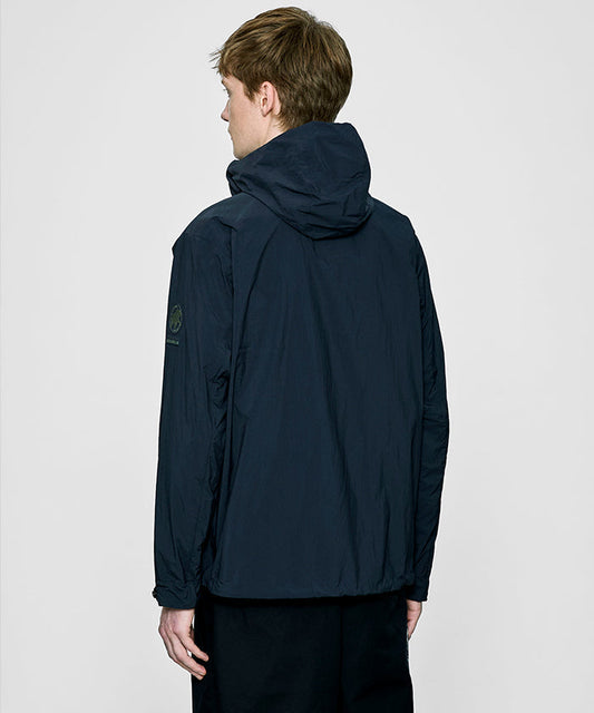 CRAFTED BY DESCENTE.LAB[リンクルリップストップ エアリーパッカブルジャケット FJK40M]ブラック6234600908メンズ HUNTING WORLD