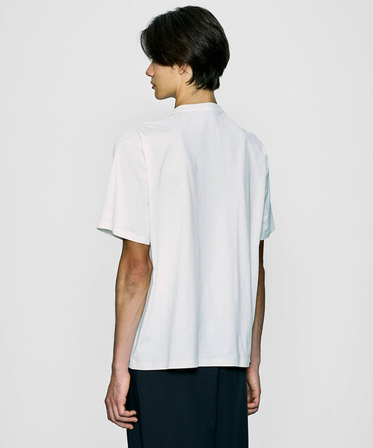 CRAFTED BY DESCENTE.LAB[プライムフレックス・プレーティングジャージ 半袖 FHS56M]ホワイト6234601500メンズ HUNTING WORLD