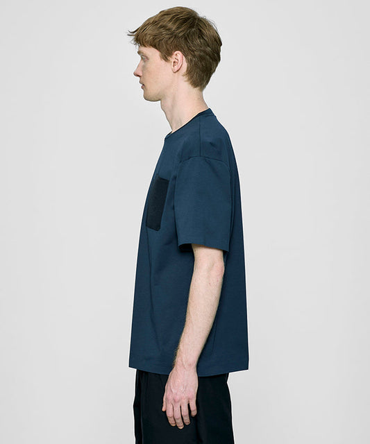 CRAFTED BY DESCENTE.LAB[プライムフレックス・プレーティングジャージ 半袖 FHS56M]ネイビー6234601578メンズ HUNTING WORLD