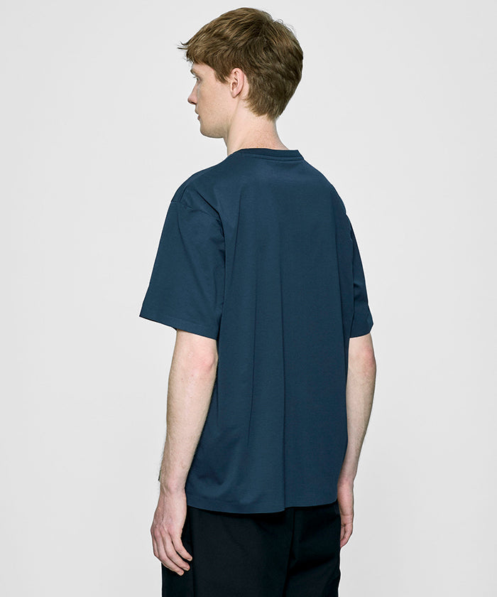 CRAFTED BY DESCENTE.LAB[プライムフレックス・プレーティングジャージ 半袖 FHS56M]ネイビー6234601578メンズ HUNTING WORLD