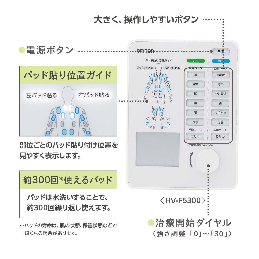 オムロン 電気治療器(HV-F5300)