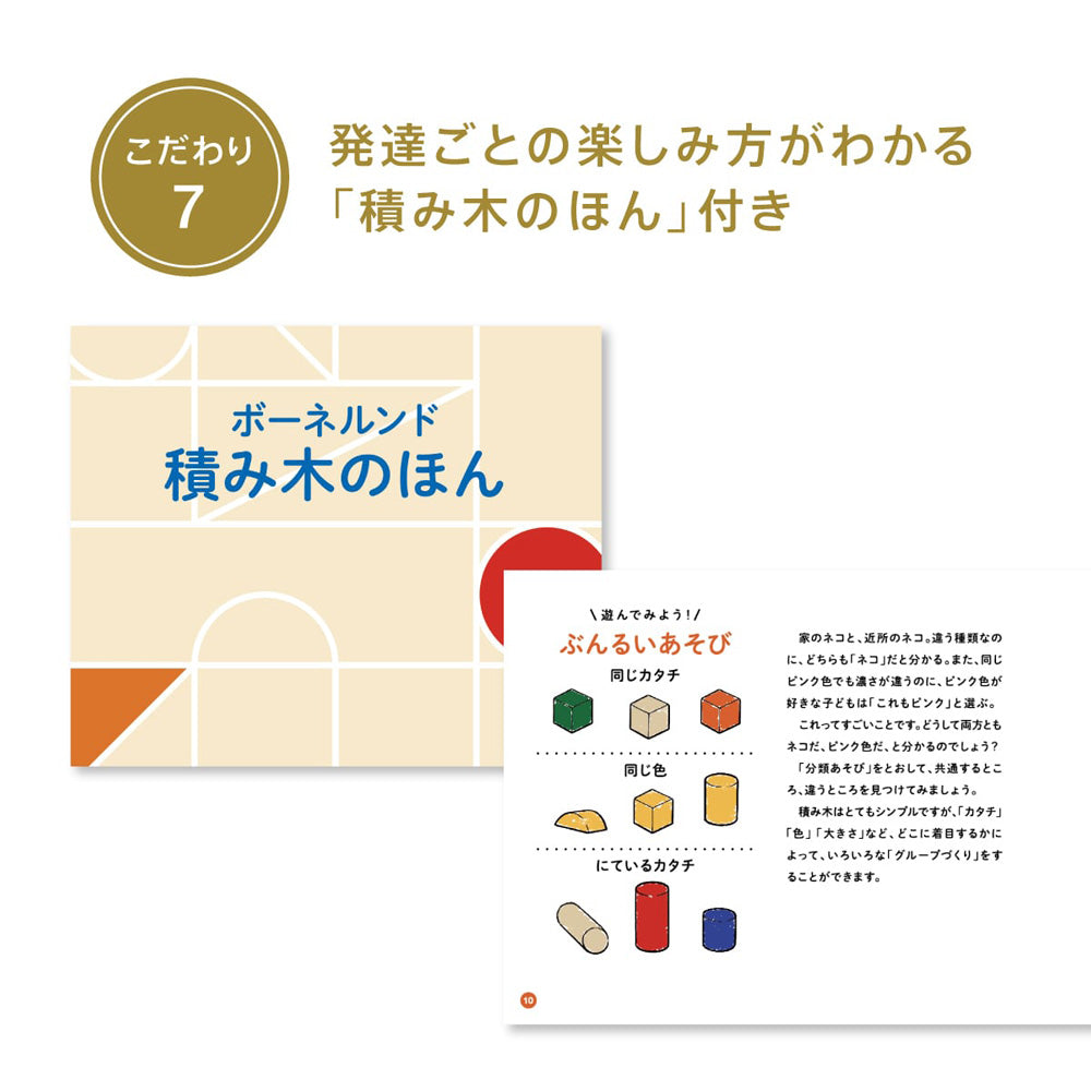 ボーネルンド　オリジナル積み木カラー