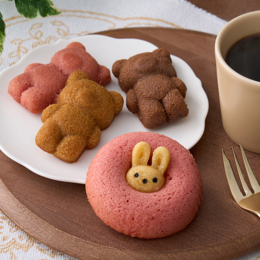 パティスリークマンシ＆アニマルドーナツ 4種食べ比べ（4個）