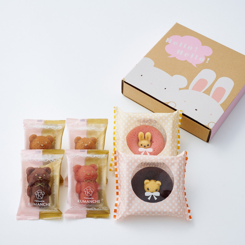 パティスリークマンシ＆アニマルドーナツ 5種食べ比べ（6個）