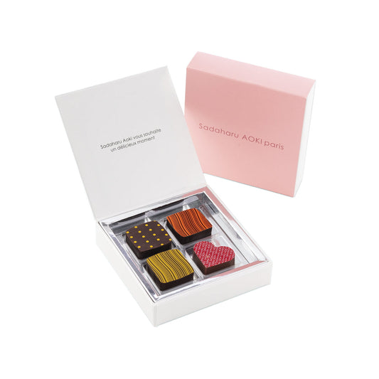 パティスリー・サダハル・アオキ・パリ ショコラ カレ 4P