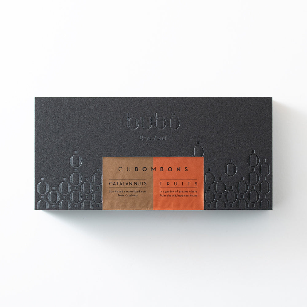 ブボ・バルセロナ　キューブボンボン　カタランナッツ＆フルーツ（8種）
