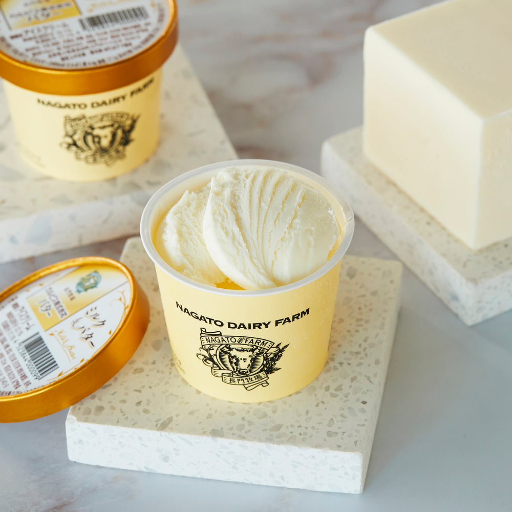 長門牧場「カルピス(株)バター」アイスクリーム　ミルク＆バター７個