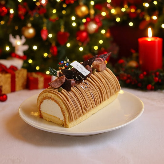 白金スイーツ　白金ブッシュドノエル（皇室健常栗　山江栗）