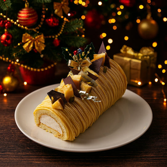 白金スイーツ　白金ブッシュドノエル（幻のさつまいも　シルクスイート）