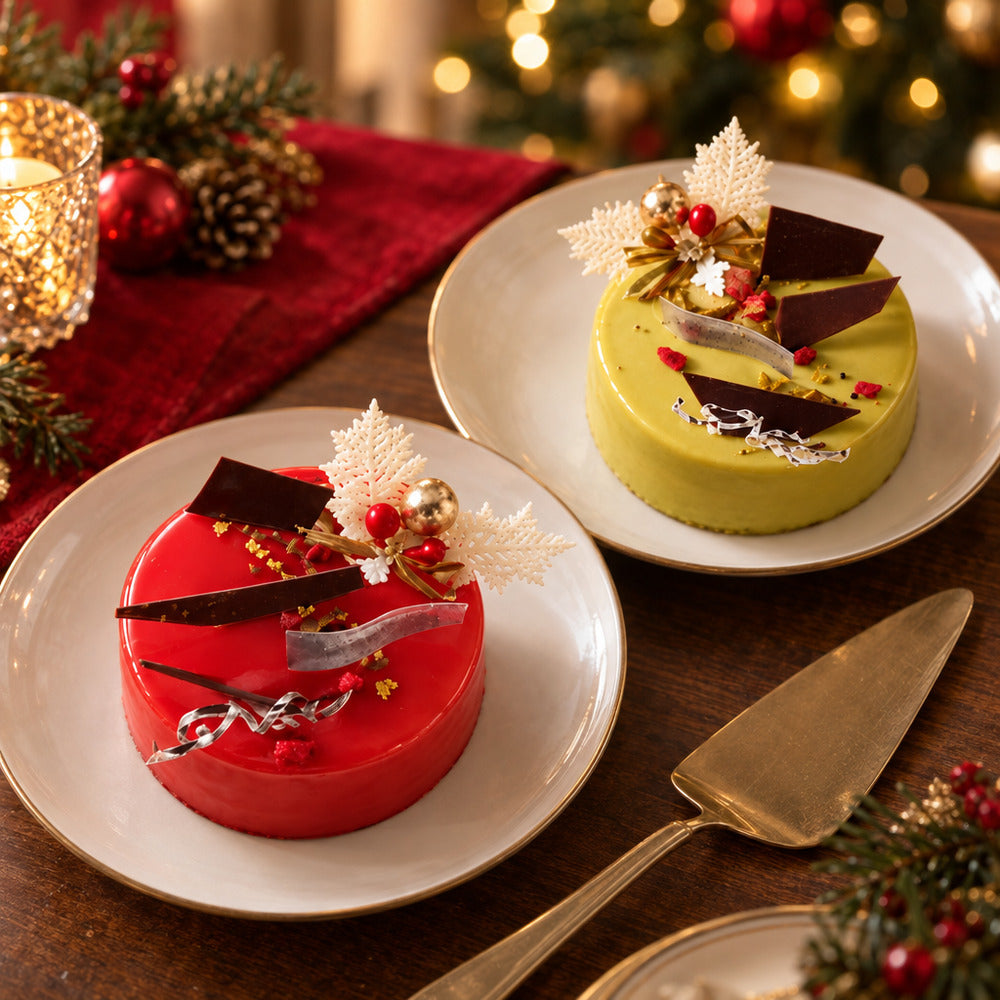 shirokane sweets TOKYO　白金クリスマスデュオ 2種食べ比べ（ピスターシュ＆フランボワーズ）