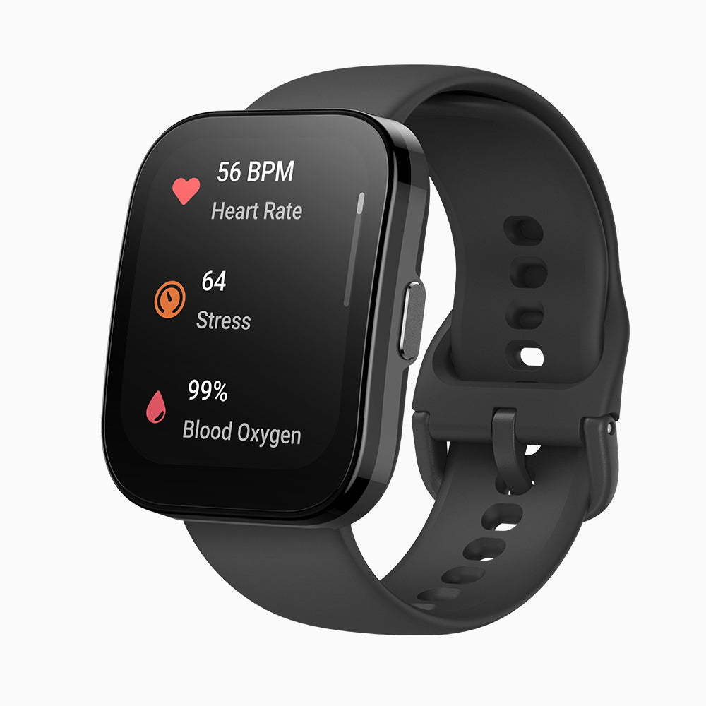 Amazfit(アマズフィット)AIによる音声操作と睡眠・運動管理スマートウォッチ Bip 5 46mm ソフトブラック