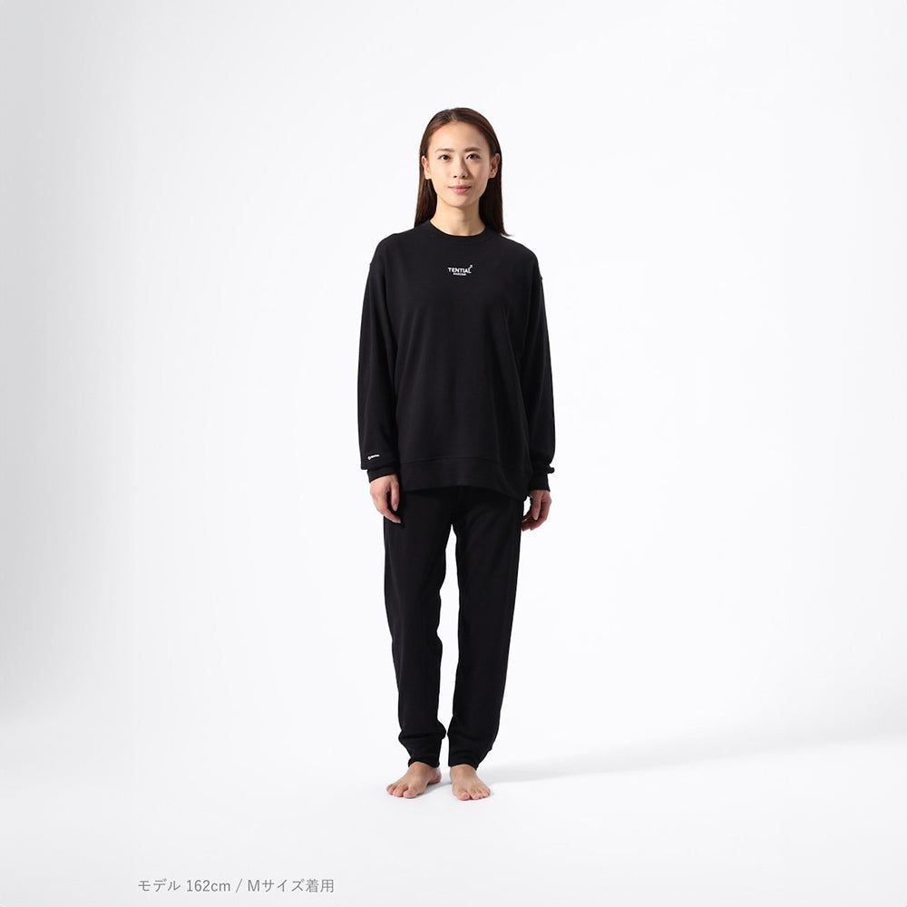 【一般医療機器】リカバリーウェアBAKUNE スウェット上下　ブラック（Unisex M）