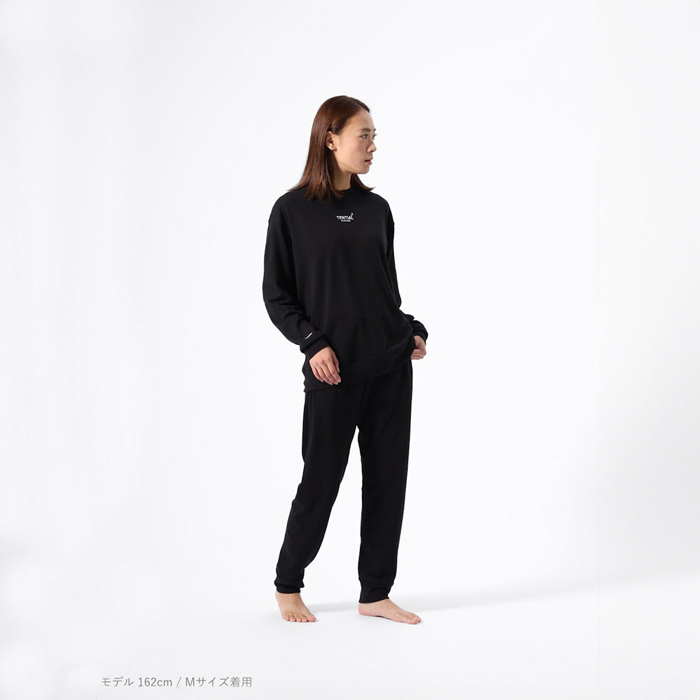 【一般医療機器】リカバリーウェアBAKUNE スウェット上下　ブラック（Unisex M）