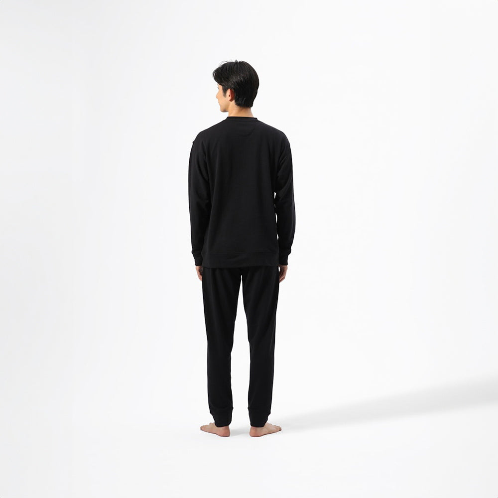 【一般医療機器】リカバリーウェアBAKUNE スウェット上下　ブラック（Unisex XL）